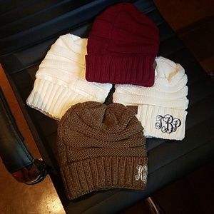 Womens monogrammed hats